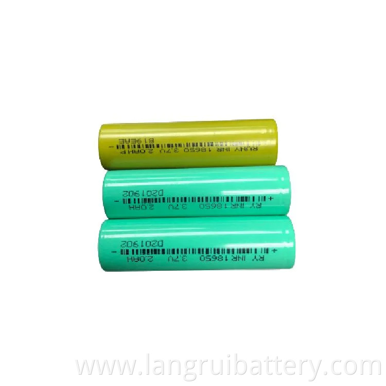 Rechargeable 18650 Lithium 3.7V 1800mAh Li-ion Battery for Energy Storage